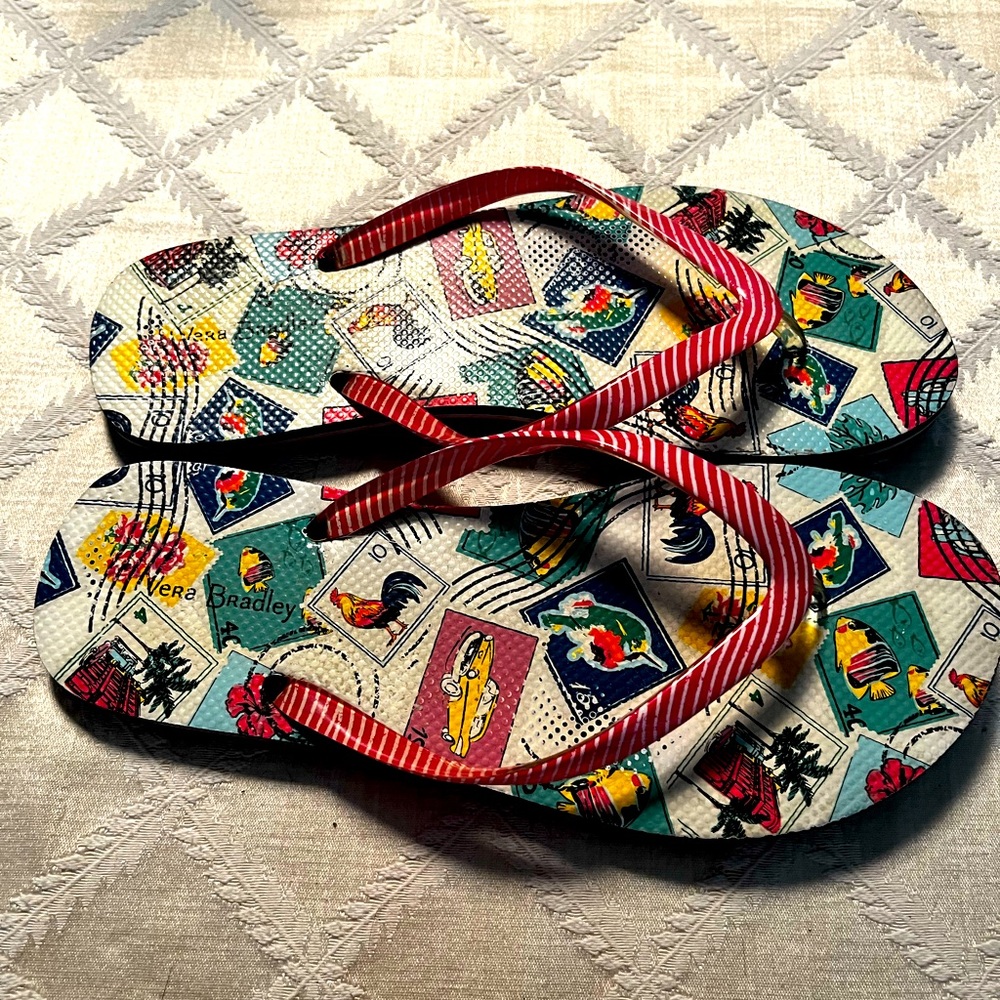Vera Bradley flip flops